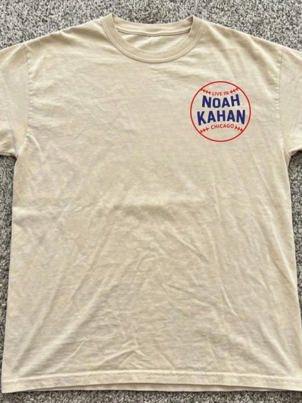 Noah Kahan Short Sleeve Tee, Noah Chicago graphic shirt - Picture 2 of 3